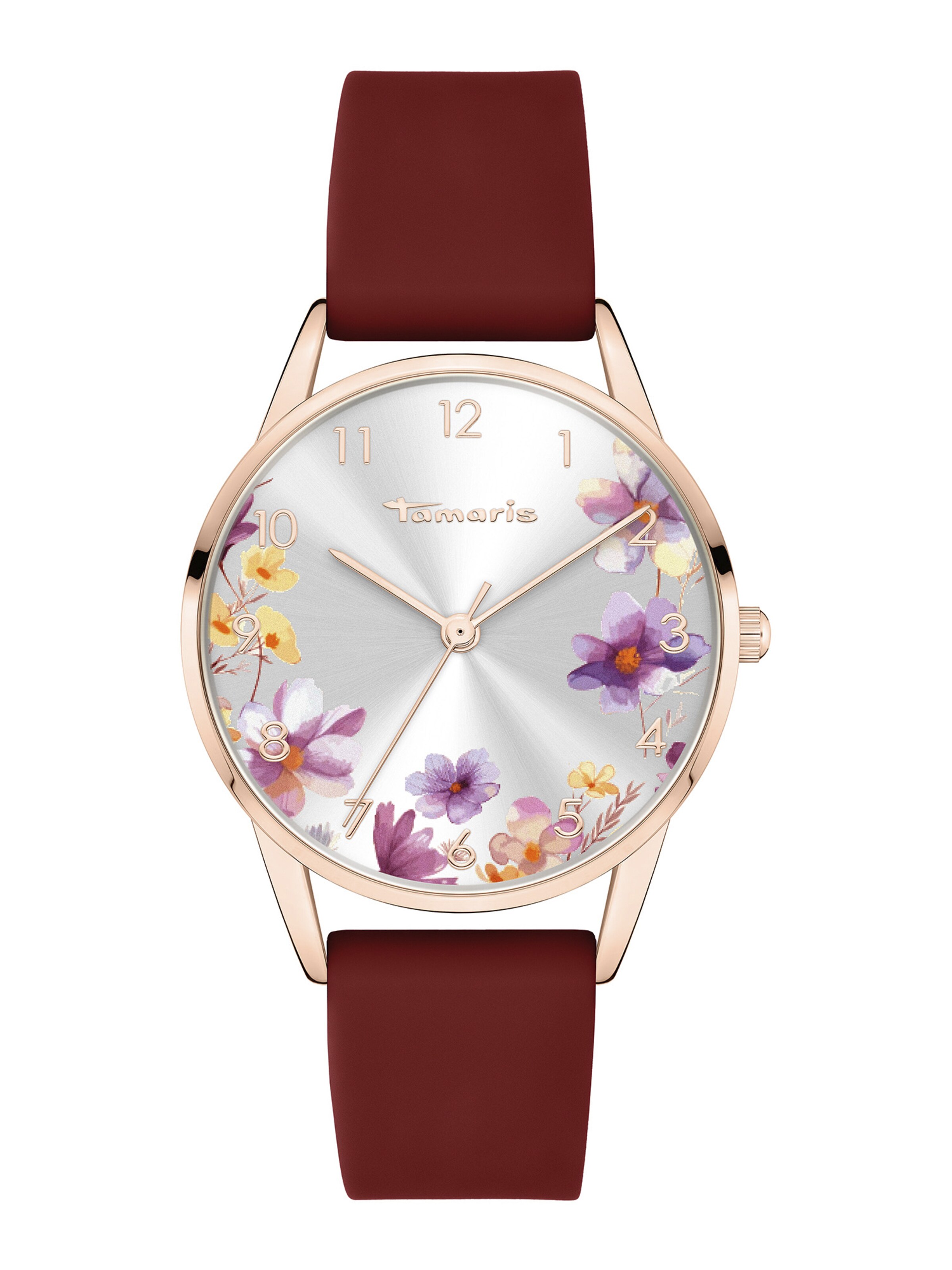 Tamaris Analoog horloge in Rood: voorkant