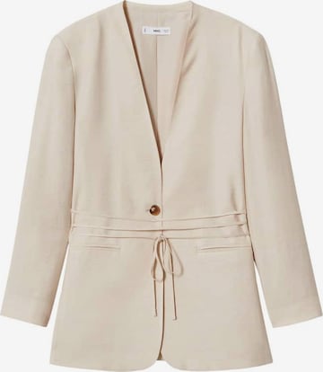 MANGO Blazer 'Peanut' i beige: forside