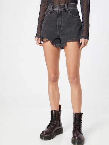 LEVI'S ® regular Τζιν 'High Waisted Mom Short' σε μαύρο: μπροστά