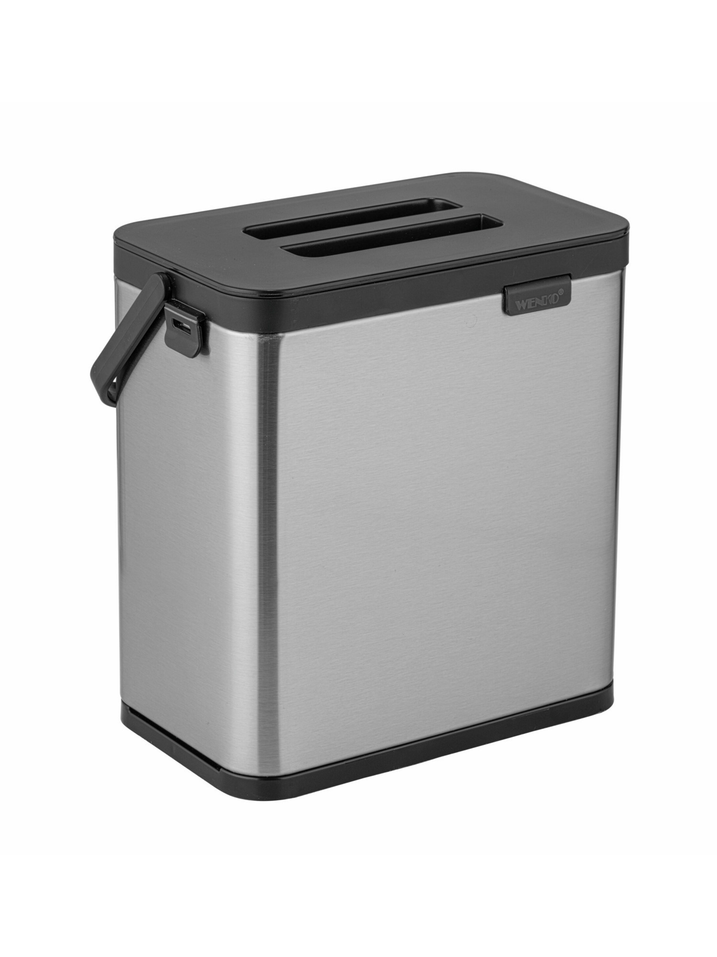 Wenko Eimer 'Colin' in grau, Produktansicht