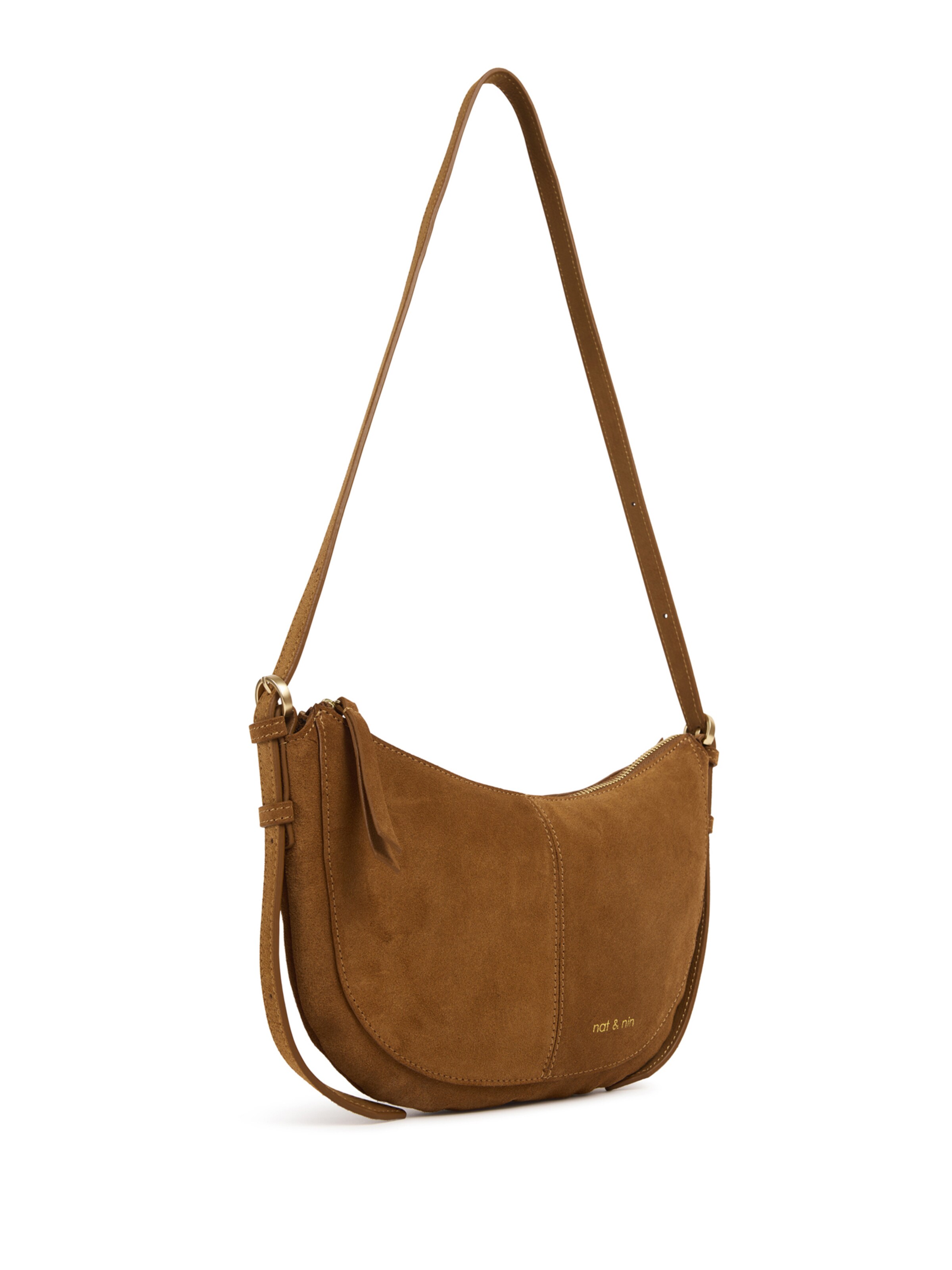 Nat&Nin Skuldertaske i brun