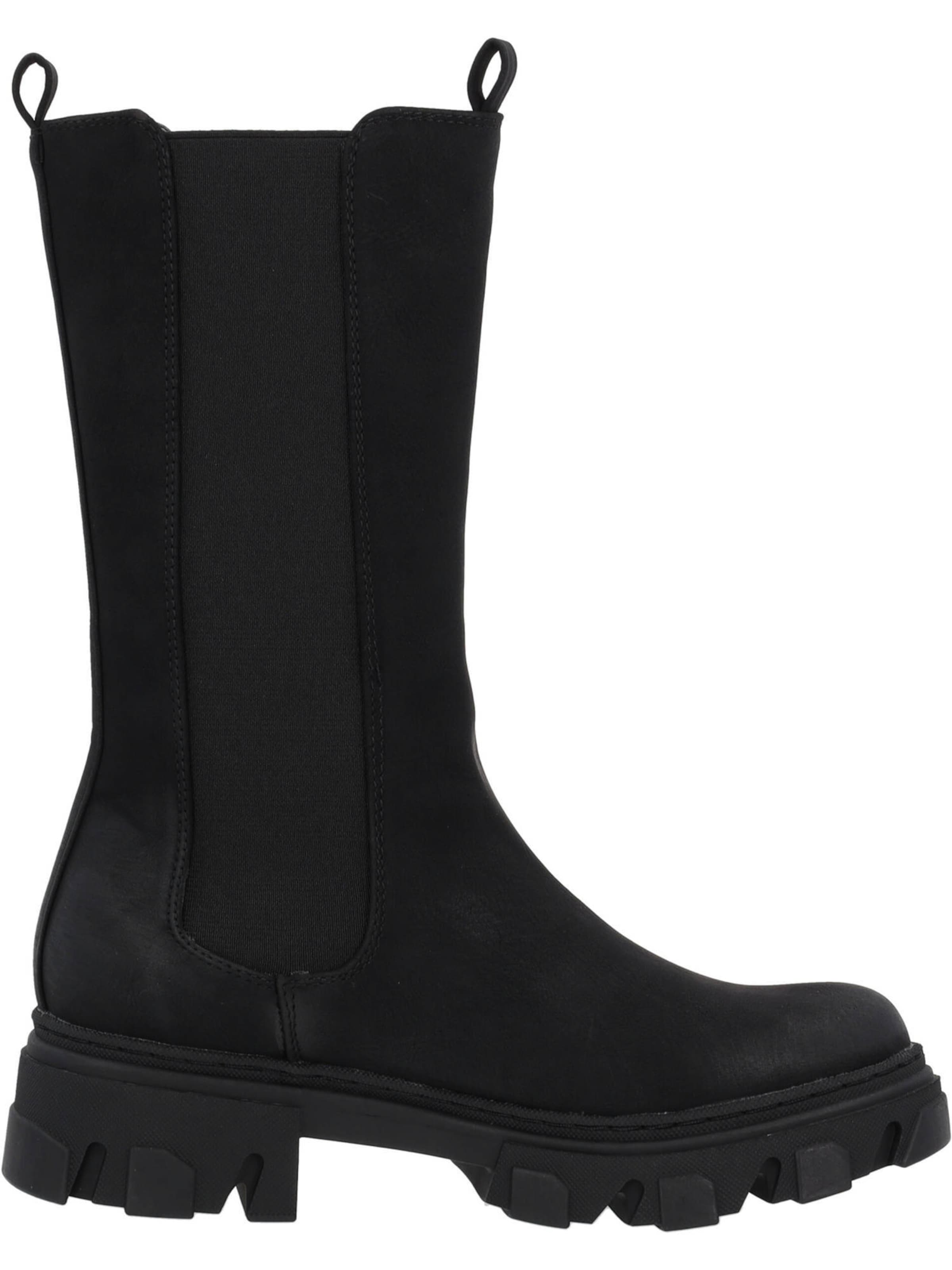 melns Palado Čelsijas zābaki 'Nikolos'