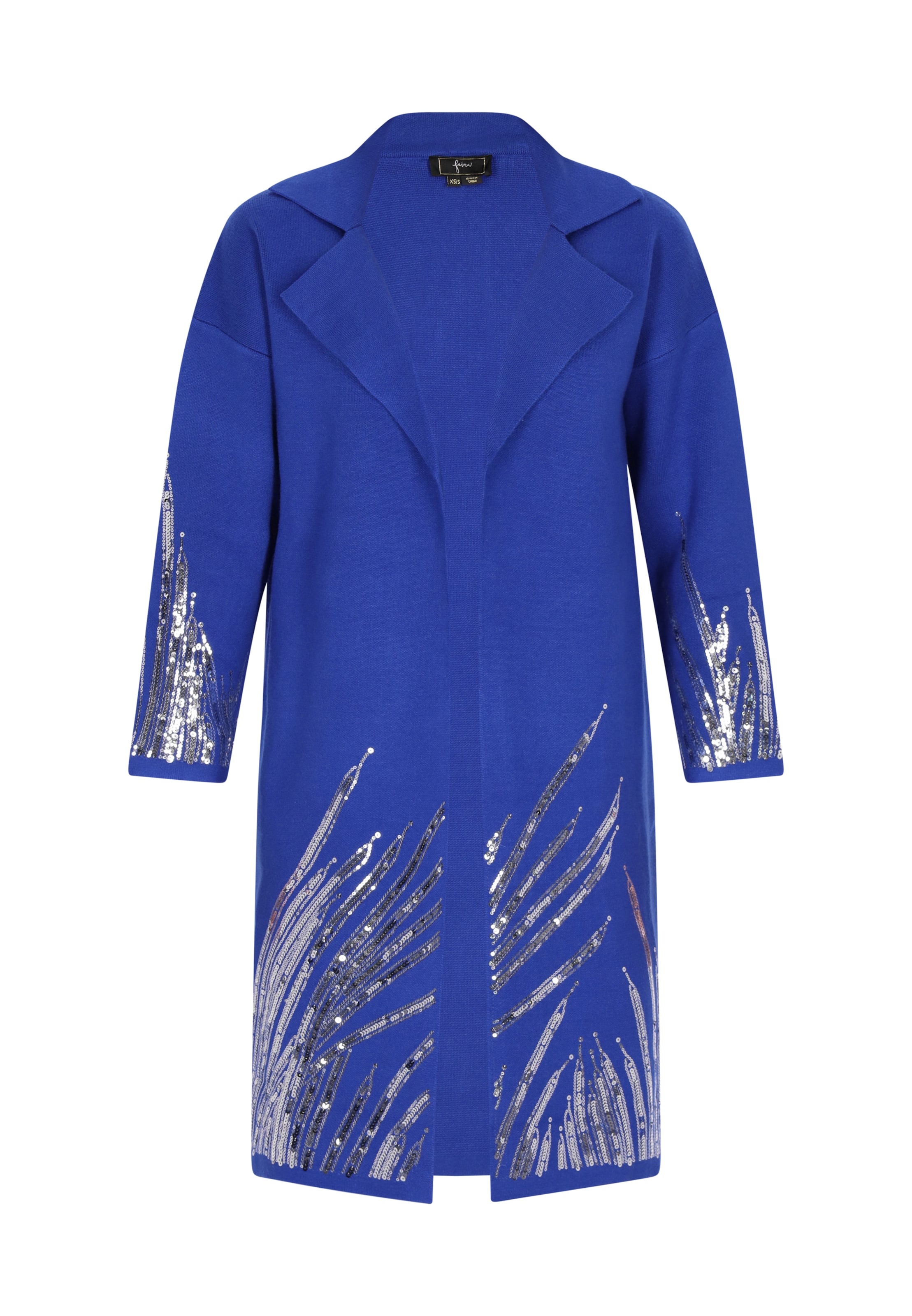 faina Вязаная кофта в Синий: спереди