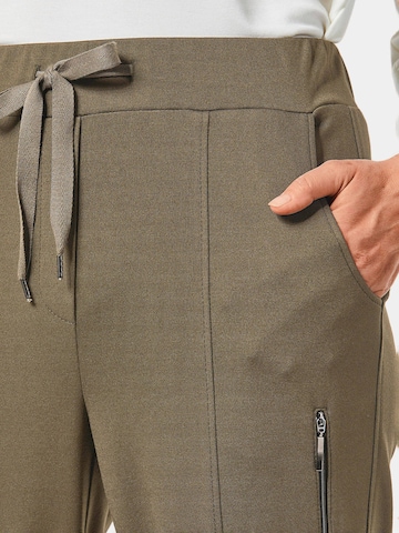 Goldner Slimfit Broek in Groen