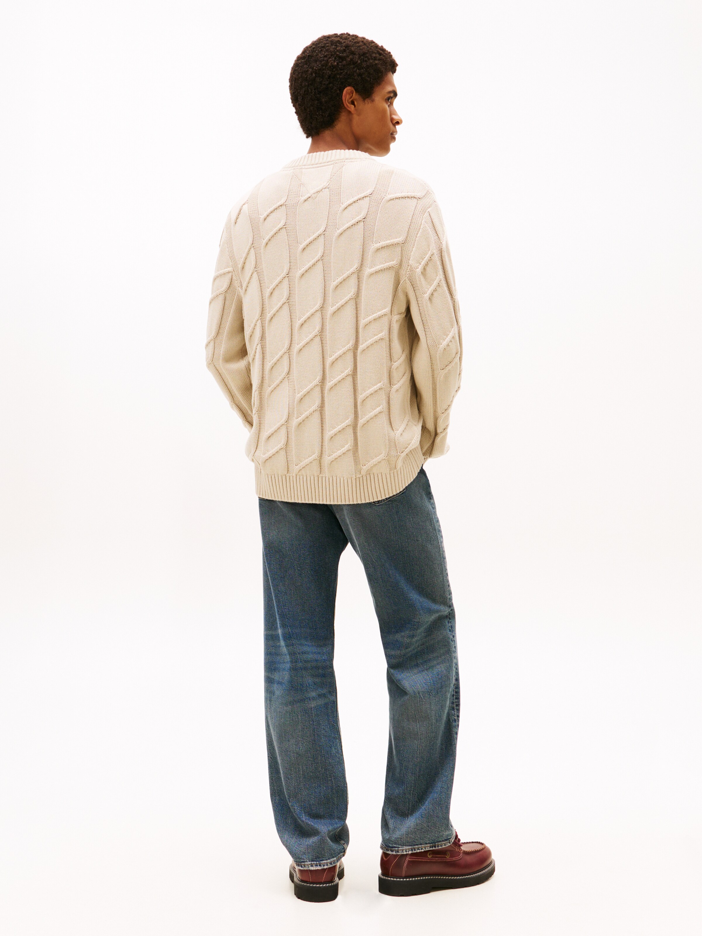 Tommy Jeans Pullover in Beige
