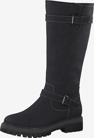 s.Oliver Boot in Black: front