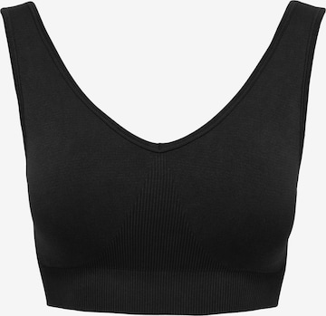 Bustier Soutien-gorge de sport 'ONPedda' ONLY PLAY en noir : devant