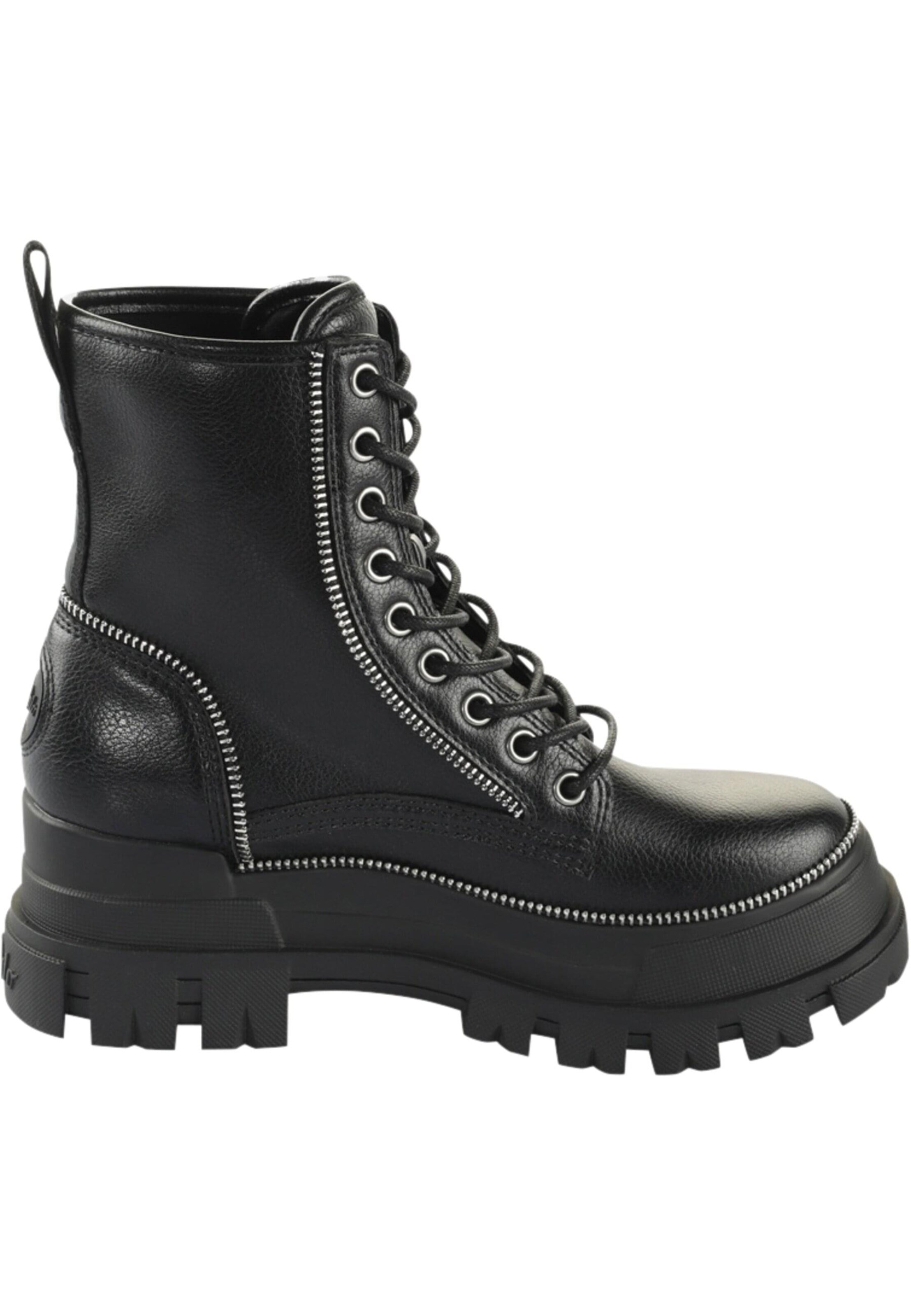 Bottines à lacets 'Aspha' BUFFALO en noir