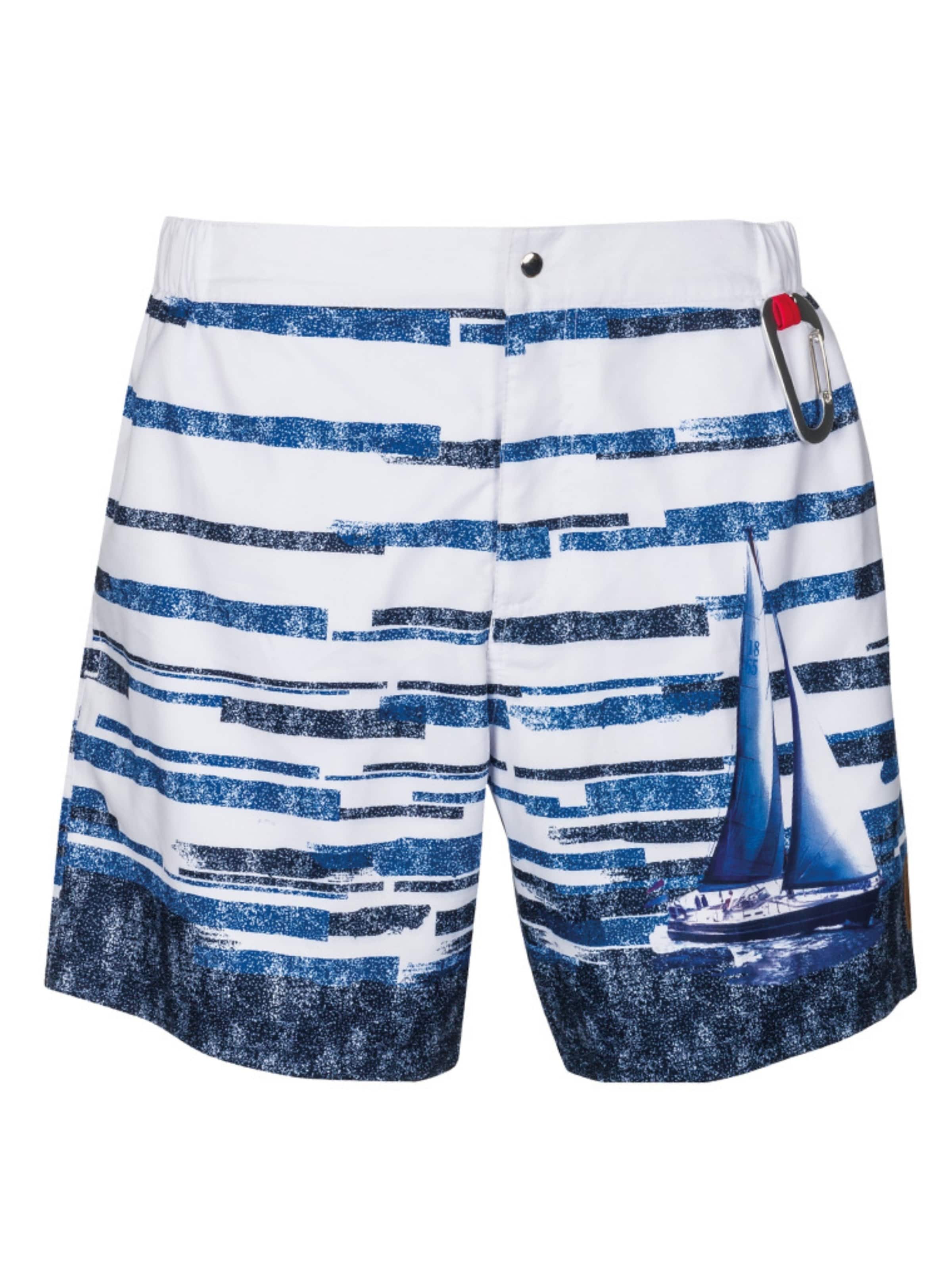 Shorts de bain wavebreaker en bleu : devant