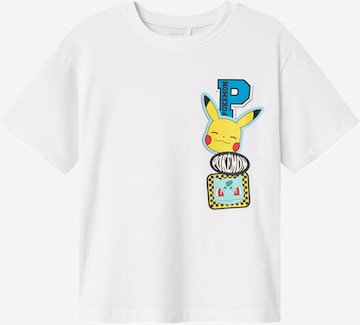 NAME IT Shirt 'NKMJeno Pokemon' in White: front