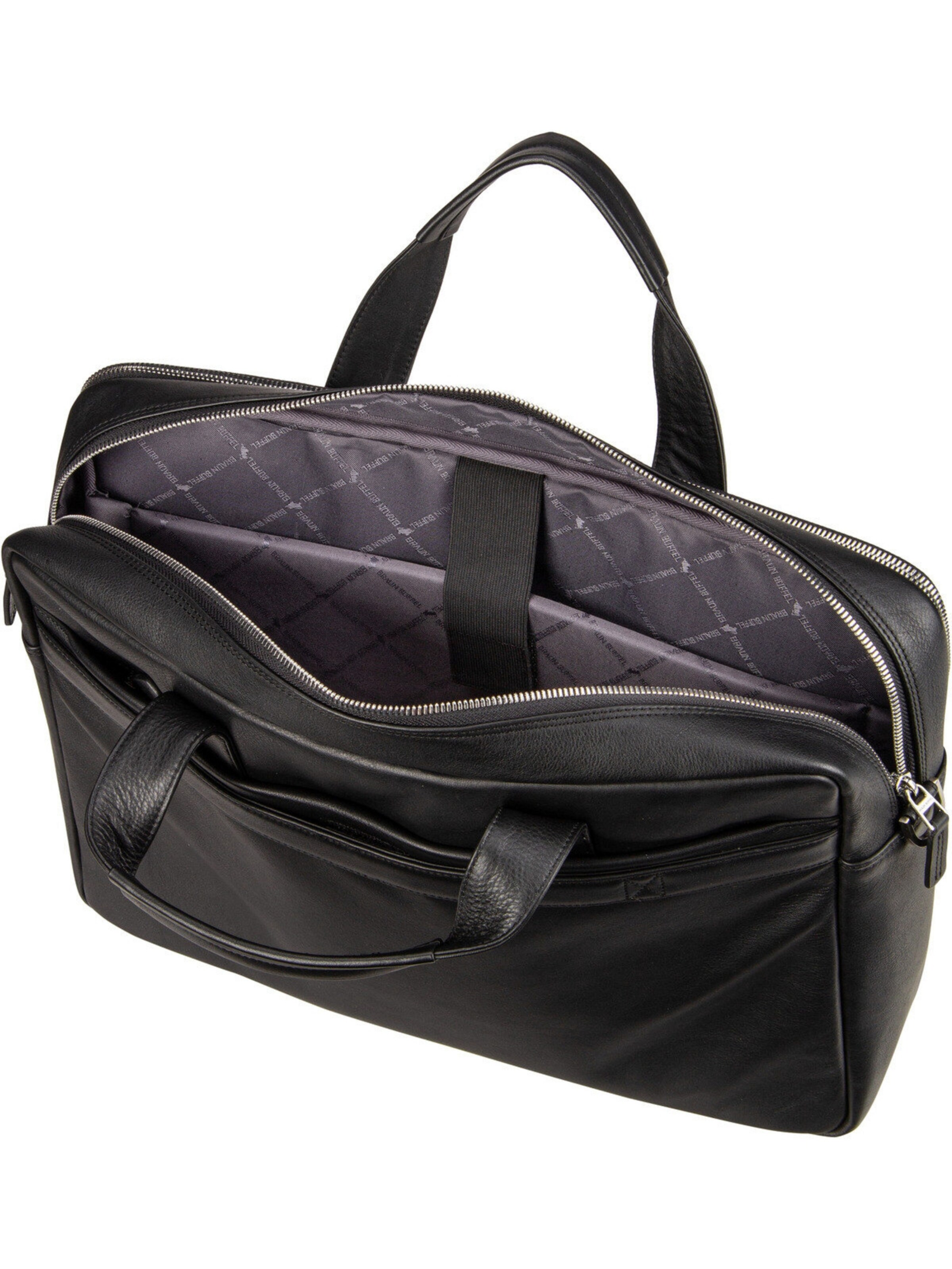Braun Büffel Document Bag 'GOLF 3.0' in Black