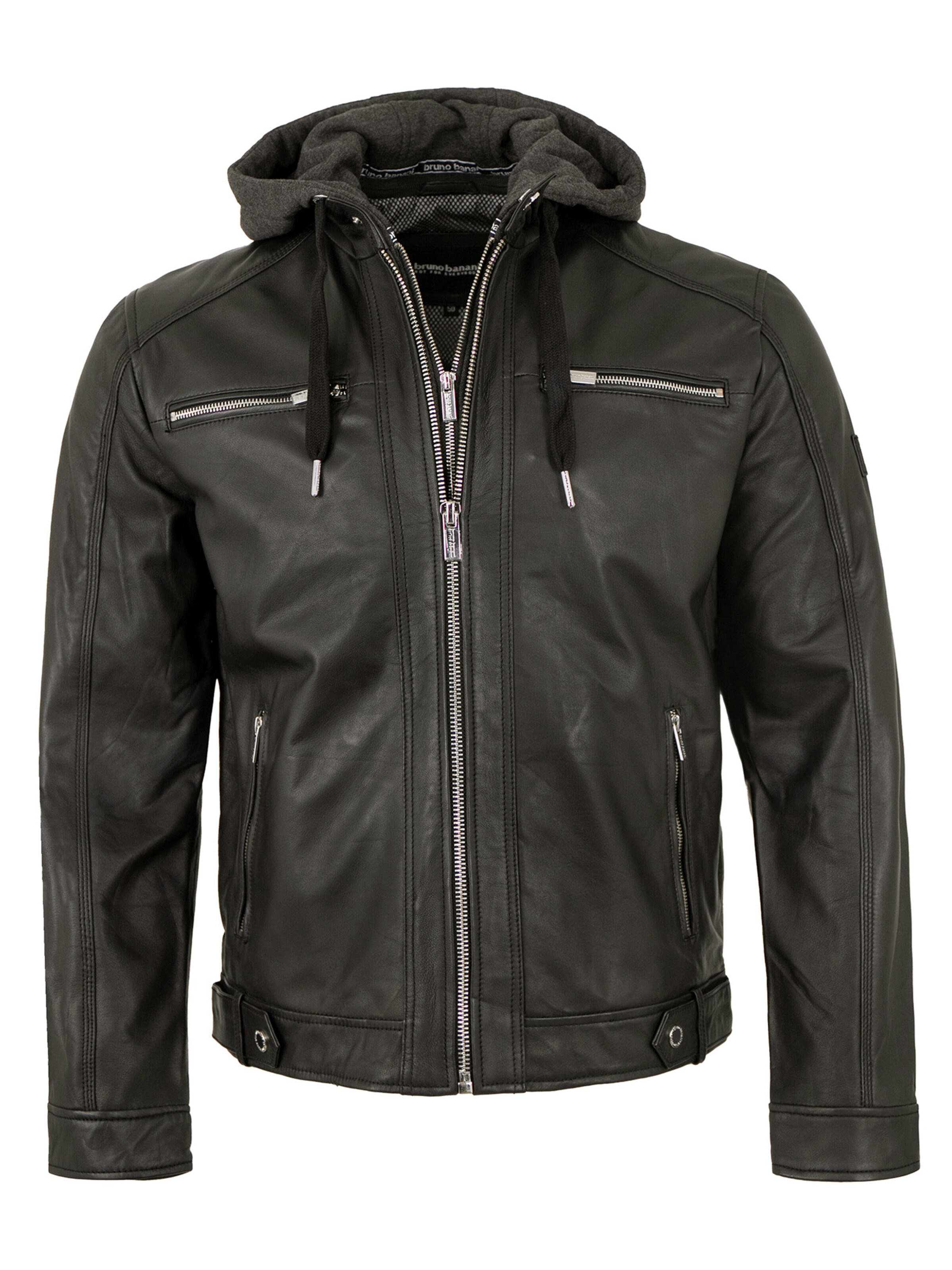 Bruno Banani Between-Season Jacket 'Smudo' in Black: front