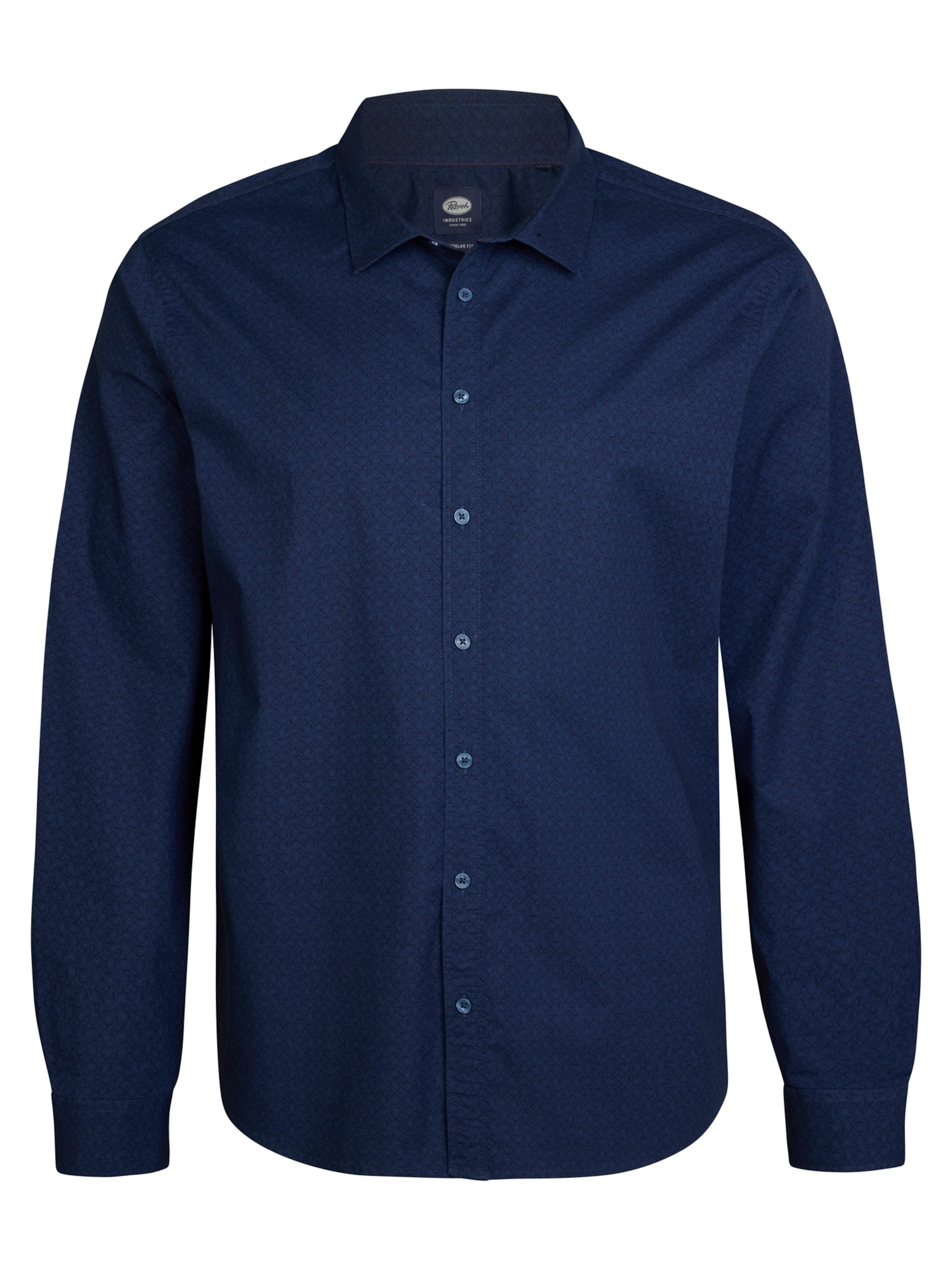 Petrol Industries Regular fit Srajca | modra barva: sprednja stran