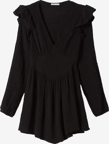 Bershka Dress in Black: front