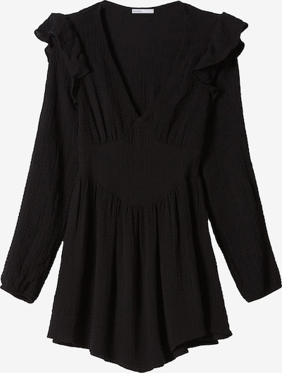 Bershka Robe en noir, Vue avec produit