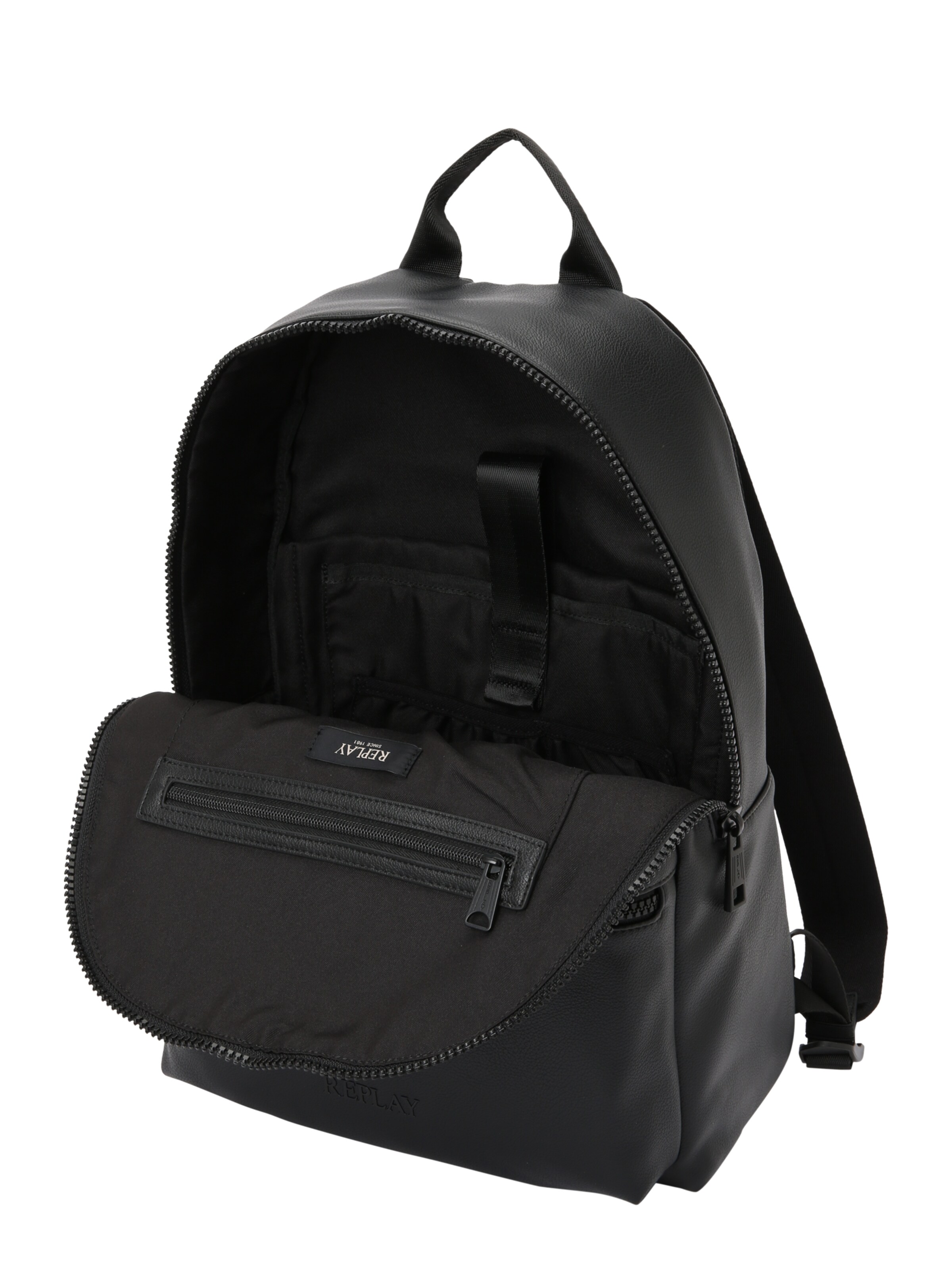 REPLAY Hátizsák - fekete