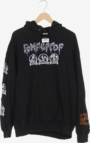 FRUIT OF THE LOOM Sweatshirt & Zip-Up Hoodie in XXL in Black: front