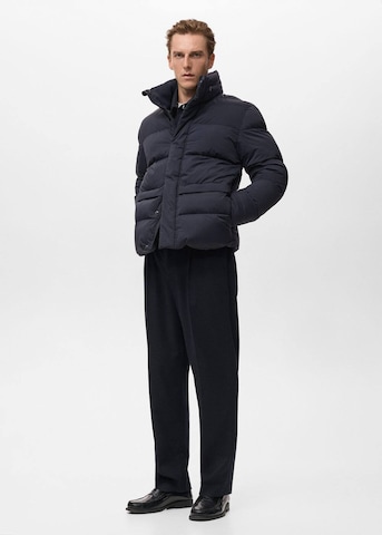 MANGO MAN Winterjacke 'Alonso' in Blau
