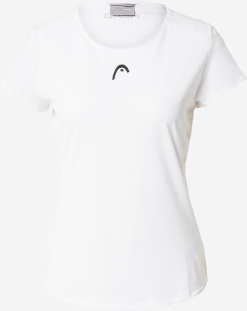 T-shirt fonctionnel 'TIE-BREAK' HEAD en blanc : devant