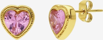 Lucardi Oorbellen 'Weinlese' in Goud: voorkant