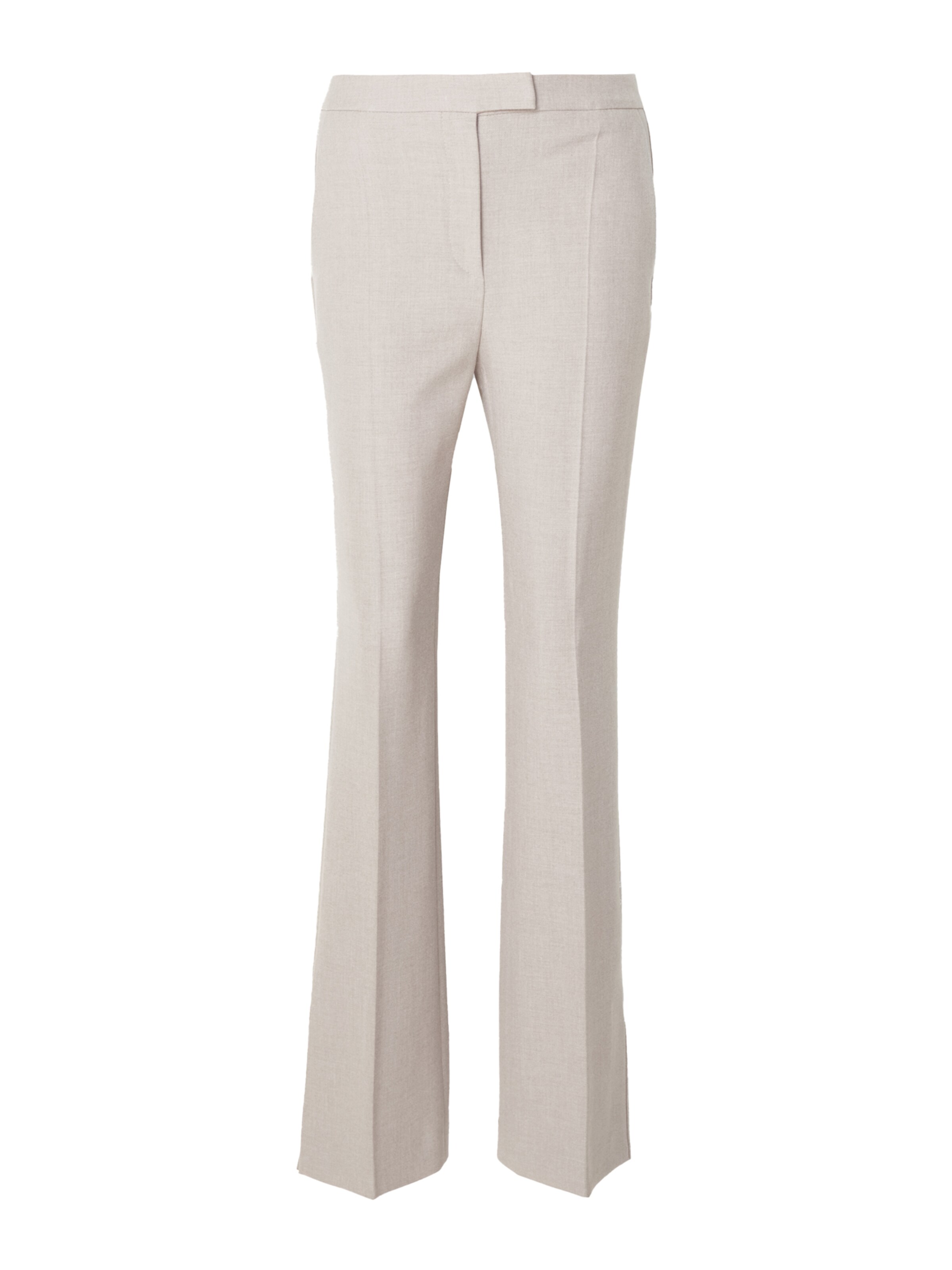 BOSS Разкроени Панталон с ръб 'Tubeka4' в сиво: отпред