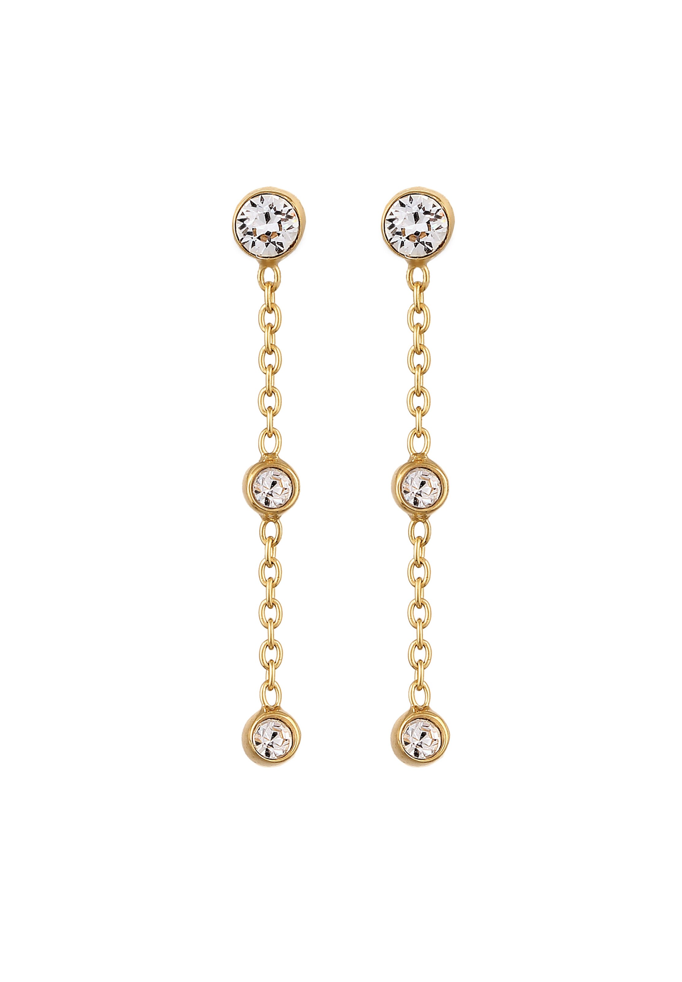 ELLI Ohrringe in Gold: Vorderseite