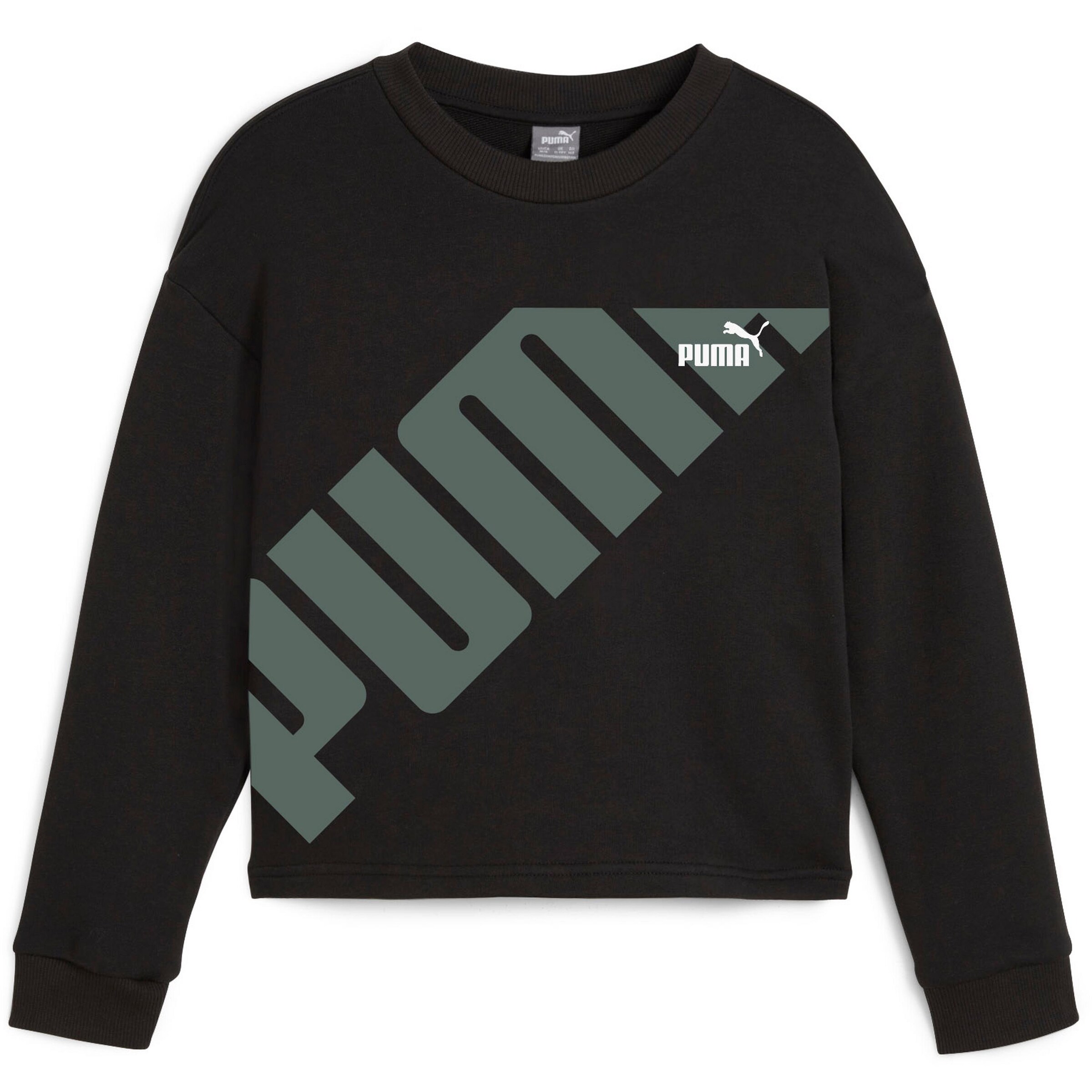 PUMA Sweatshirt 'Power' in Schwarz: Vorderseite