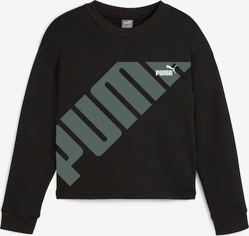 PUMA Sweatshirt 'Power' in Black: front