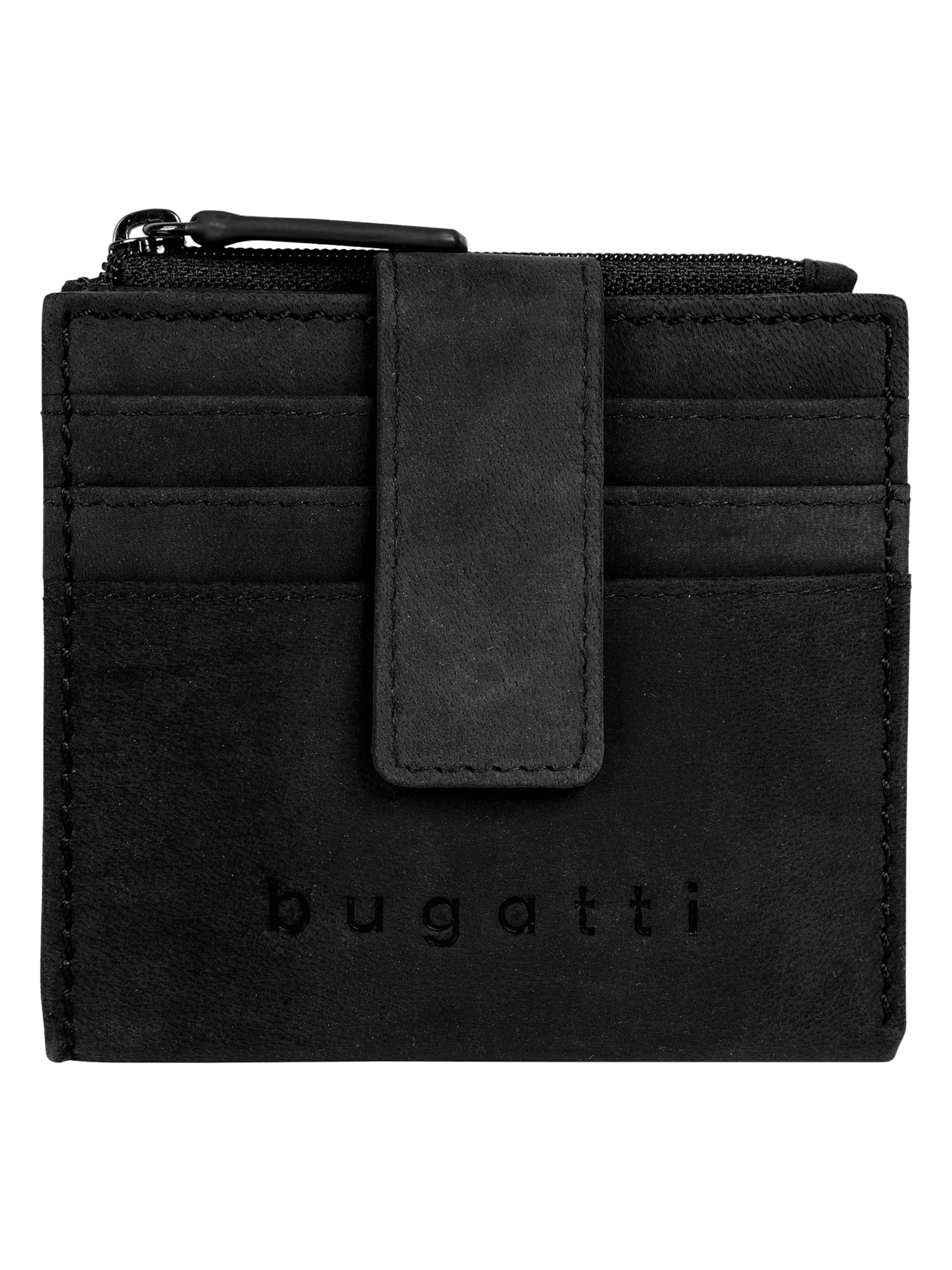 bugatti Portemonnaie 'bugatti Geldbörse LUCA' in Schwarz: Vorderseite