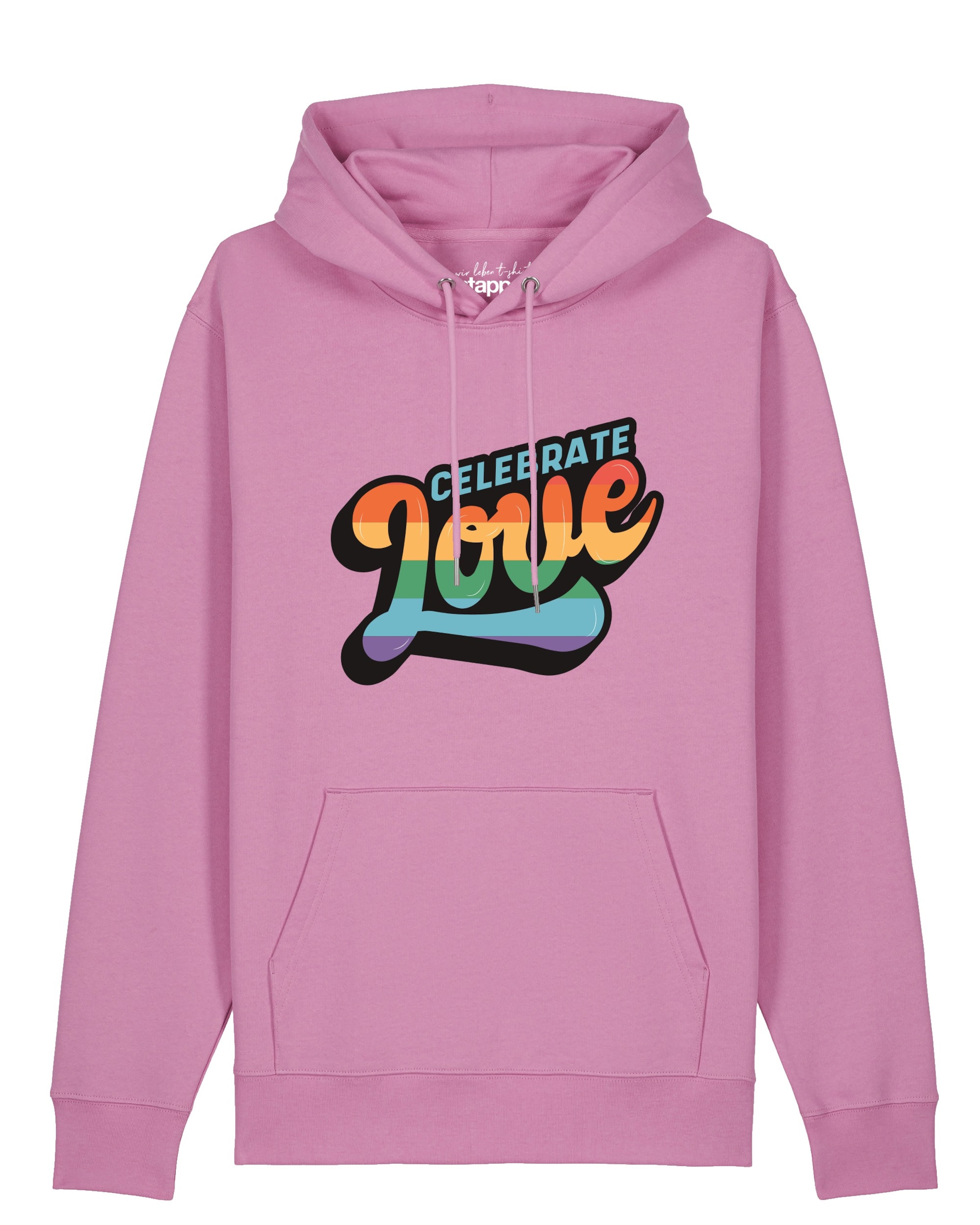 Sweat-shirt 'Celebrate Love' Watapparel en rose : devant