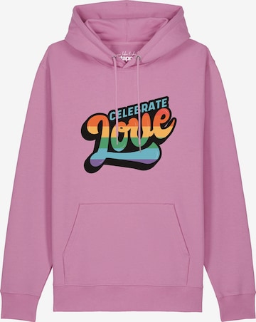 Sweat-shirt 'Celebrate Love' Watapparel en rose : devant
