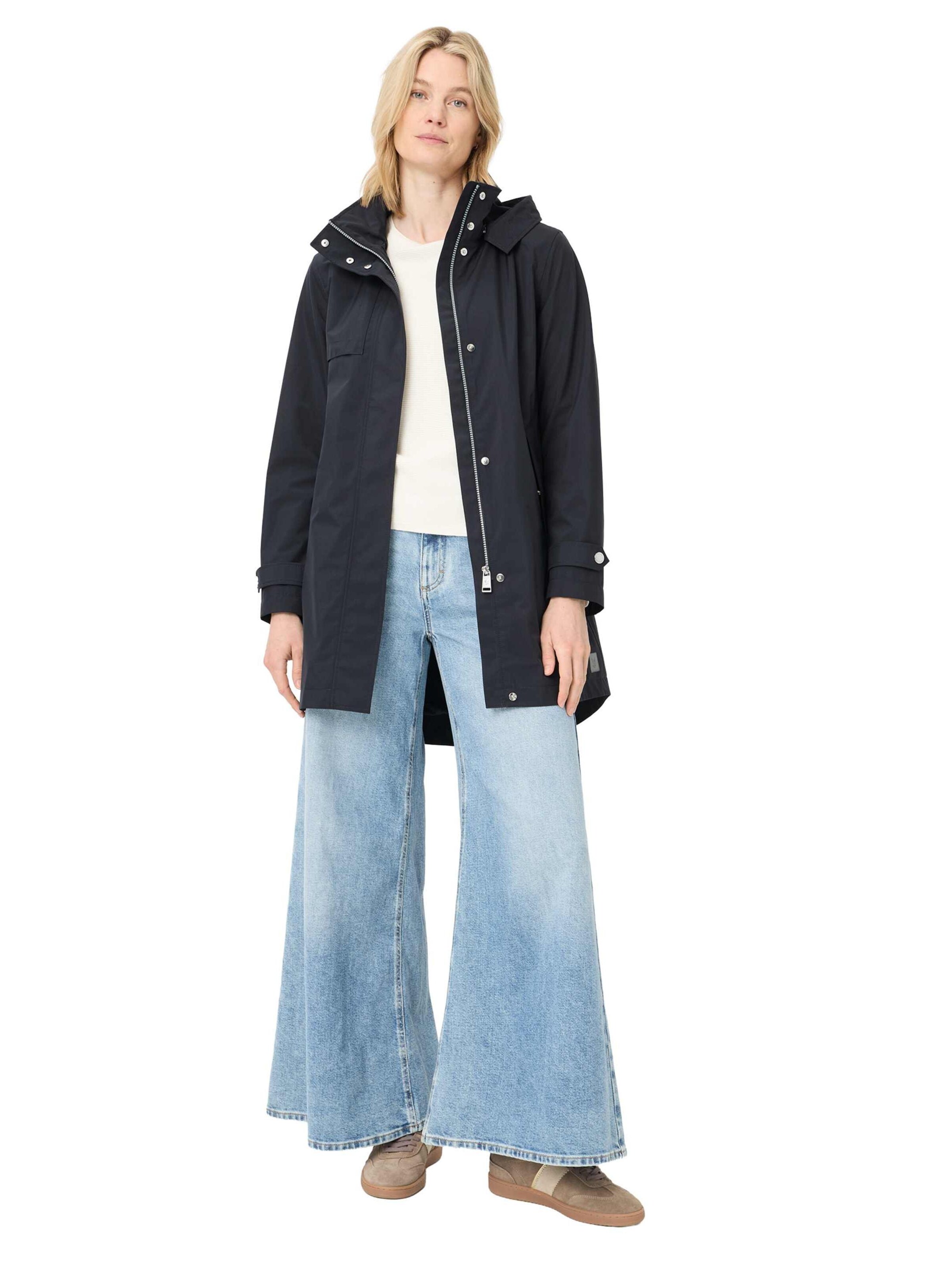 Fuchs Schmitt Between-Seasons Coat in Blue