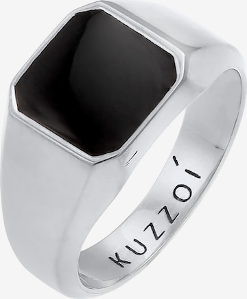 KUZZOI Ring in Silber: predná strana