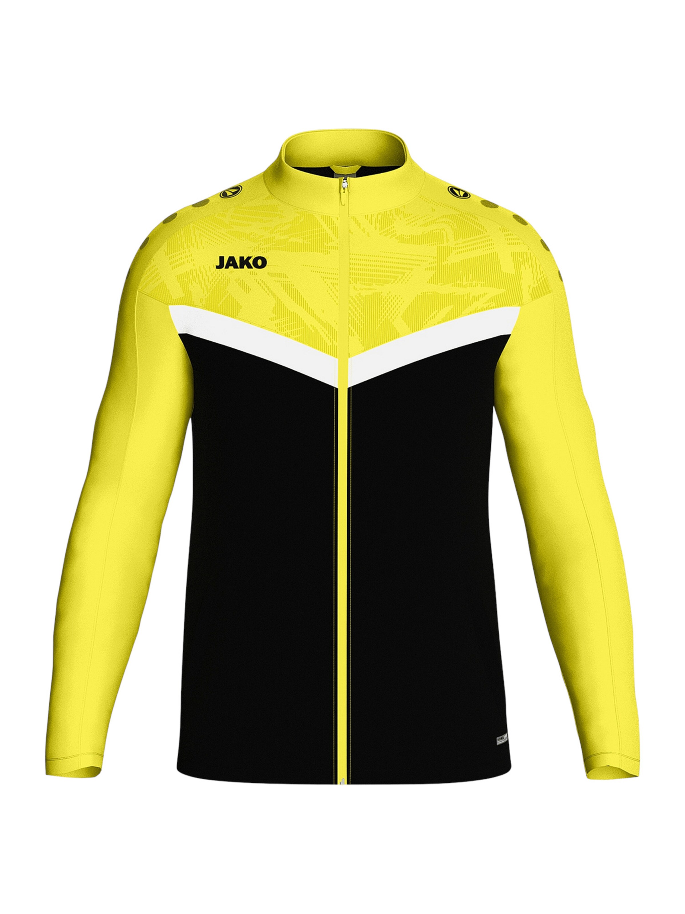 JAKO Sportjacke in Schwarz: Vorderseite