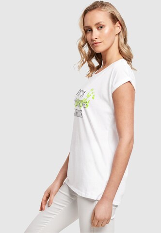 T-shirt 'It´s Spring Time' Merchcode en blanc