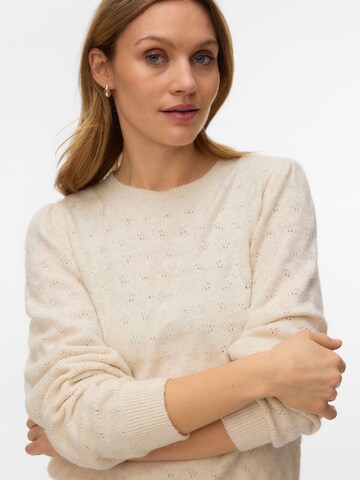 Pullover 'VM Doffy' di VERO MODA in bianco: frontale