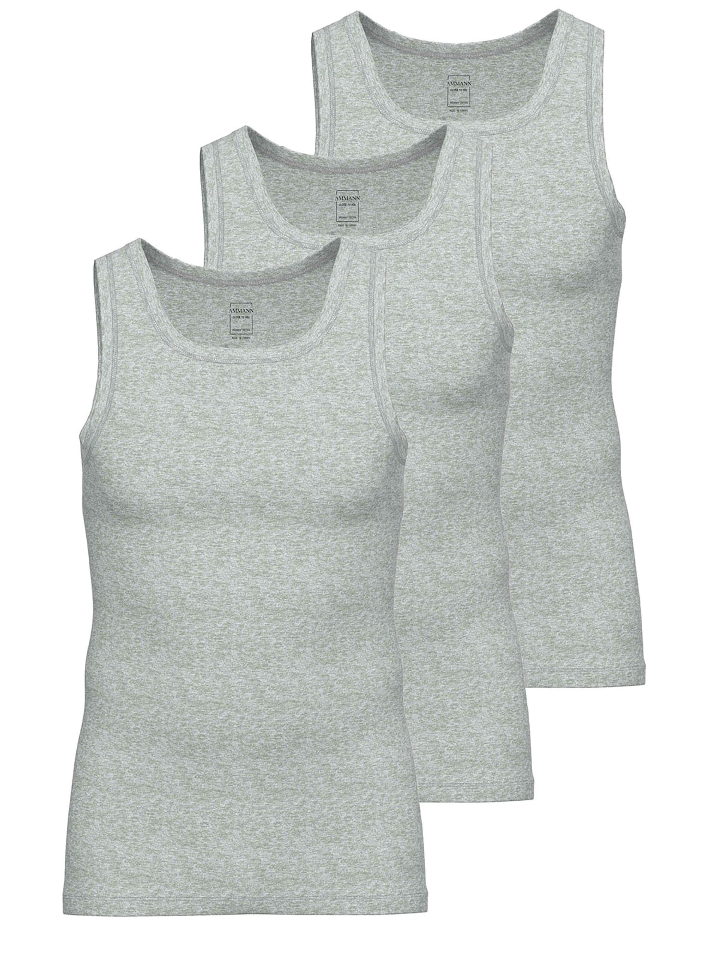 Ammann Undershirt 'Close to you' in Grey: front