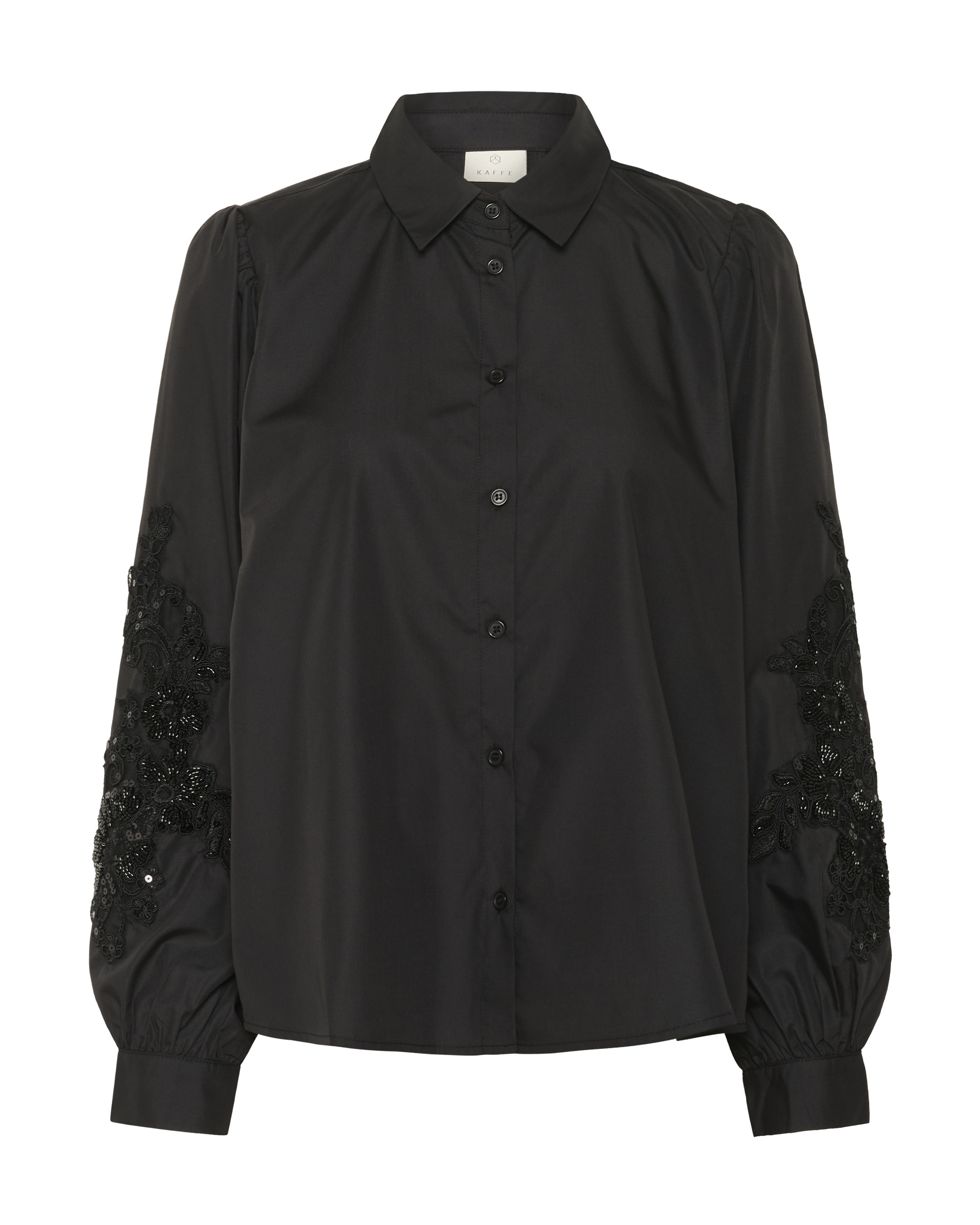 Kaffe Shirt 'KAvicky' in Schwarz: Vorderseite