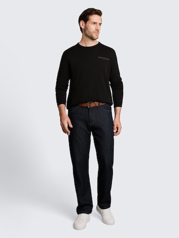 TOM TAILOR Shirt in Schwarz