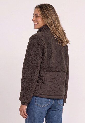STREET ONE Teddy-Jacke mit Softshelldetails in Braun