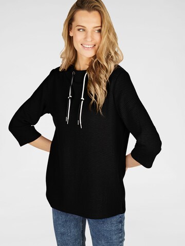 Navigazione Sweatshirt in Zwart: voorkant