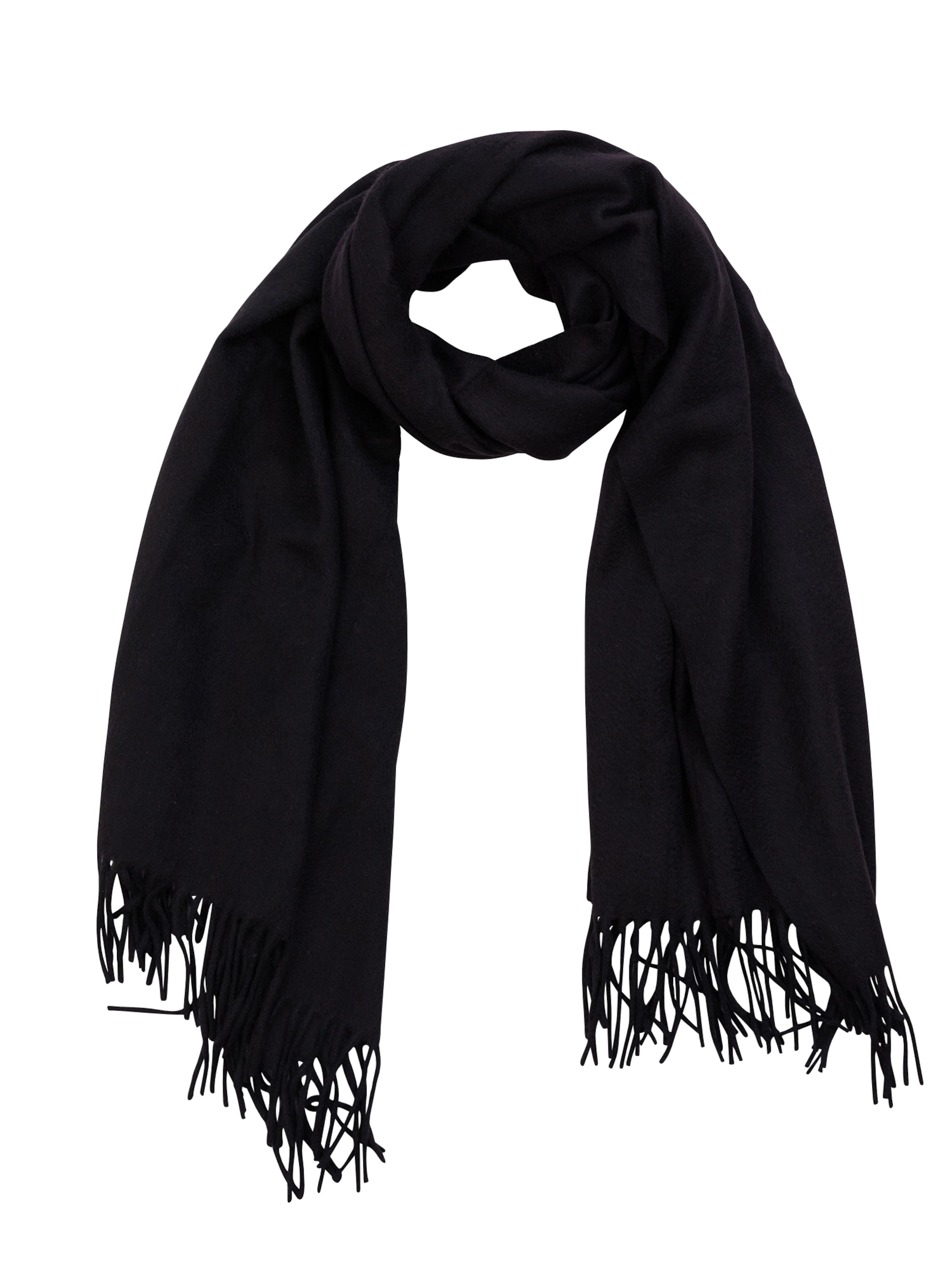 CASH-MERE.CH Scarf in Black: front