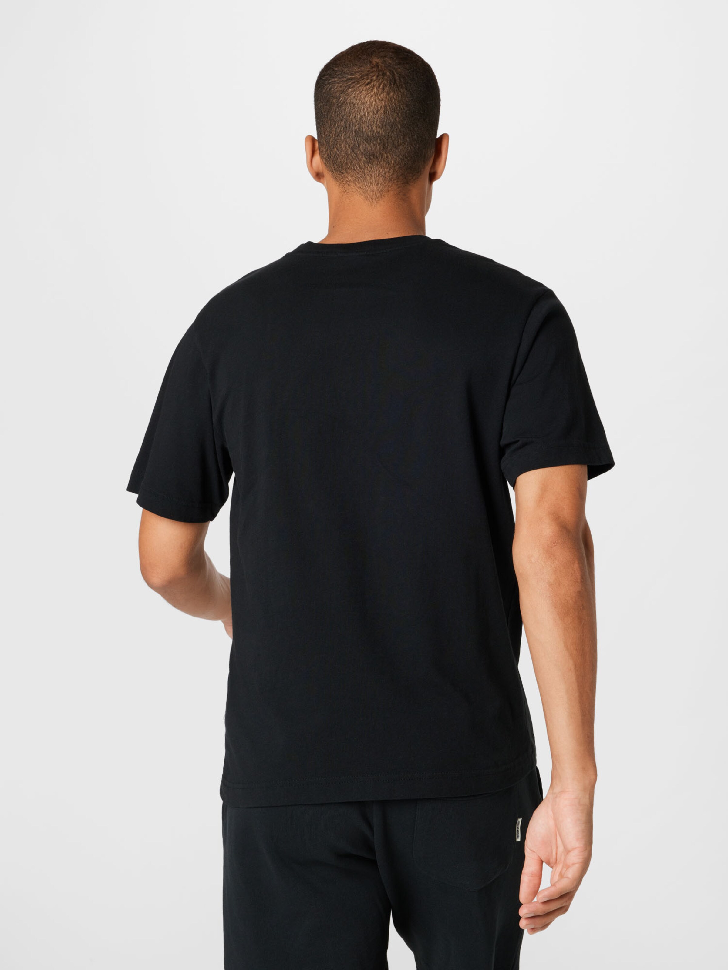 Männer Shirts FRANKLIN & MARSHALL T-Shirt in Schwarz - TJ39761 Männer Shirts FRANKLIN & MARSHALL T-Shirt in Schwarz - TJ39761