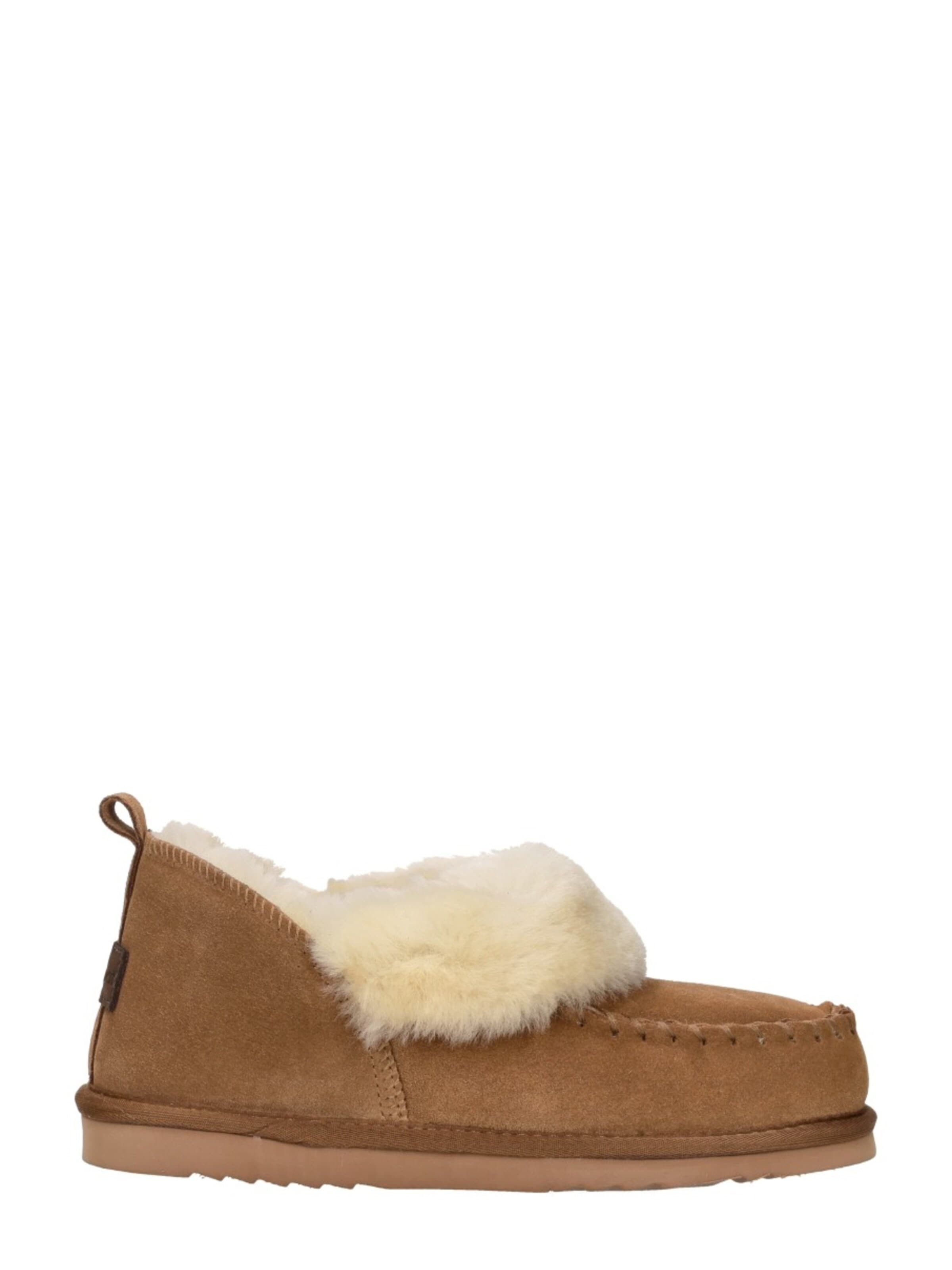 Warmbat Huisschoenen 'Wiluna' in Bruin