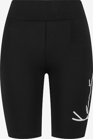 Skinny Pantaloni sportivi 'Essential' di Karl Kani in nero: frontale