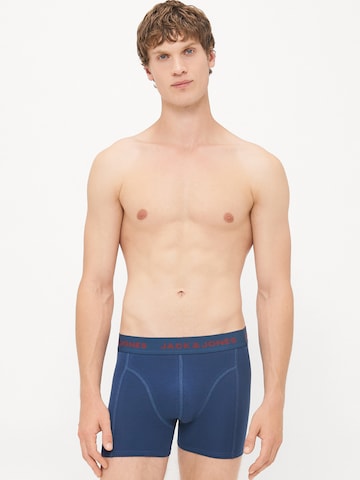 Boxeri 'JACBOLT' de la JACK & JONES pe albastru: față