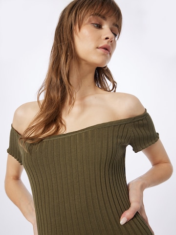 GUESS Knitted dress 'NADINE' in Green