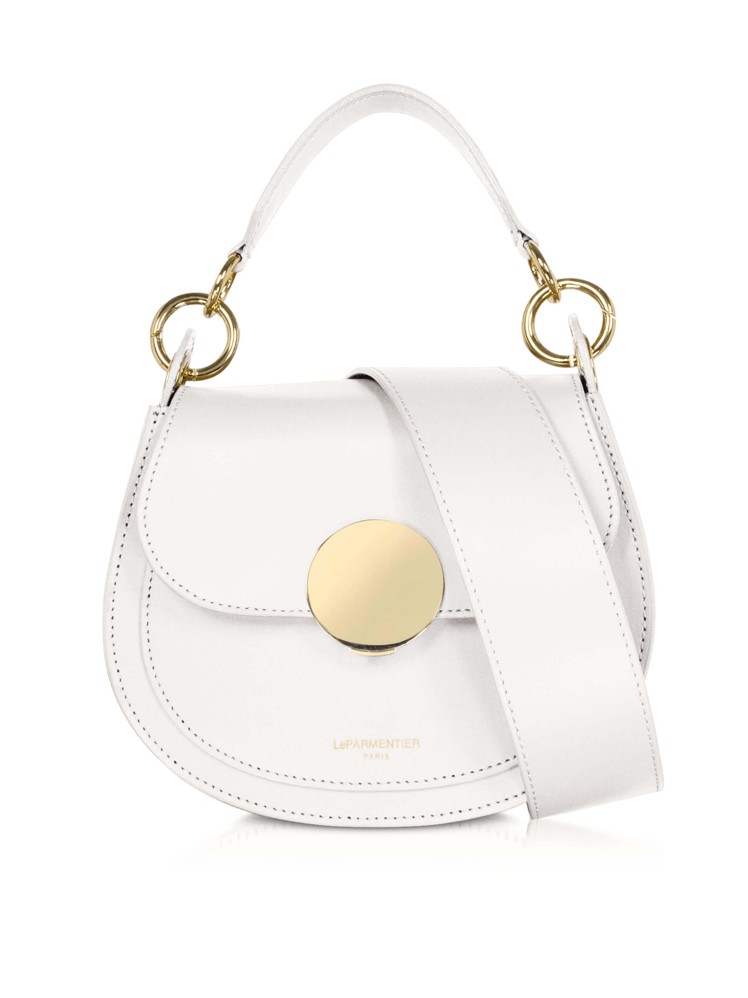 Sacs à main 'Yucca Soho' LeParmentier en blanc : devant
