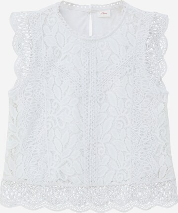 s.Oliver Blouse in White: front