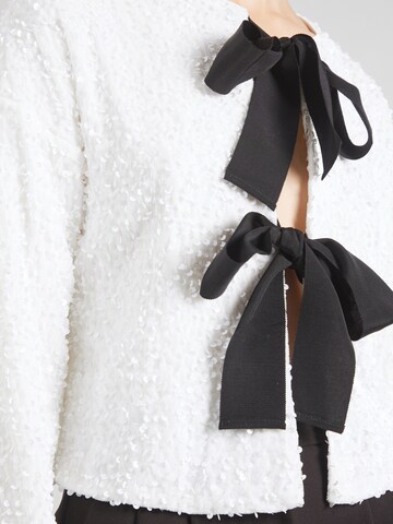 VILA Knit cardigan 'Aria' in White